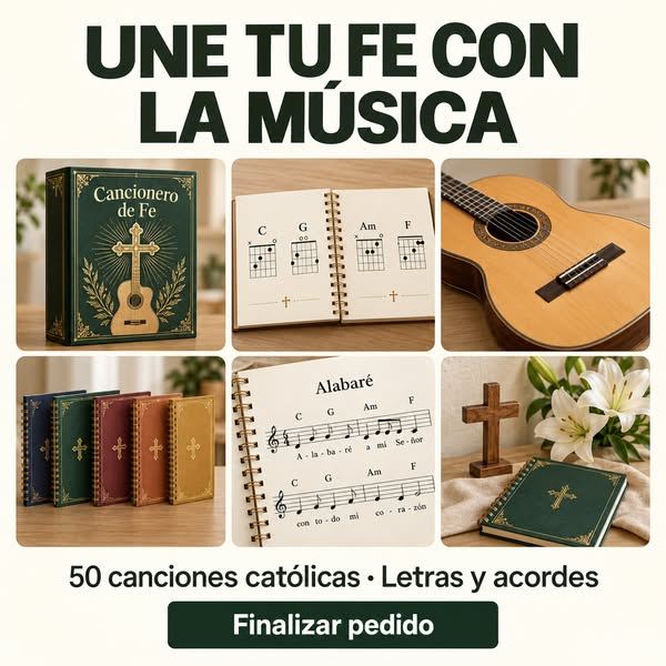 Anúncio de Cancionero de Fe